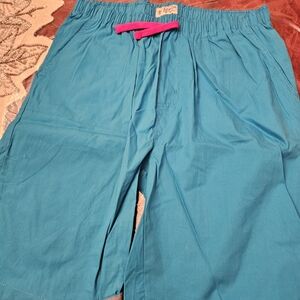 Blue Drawstring Shorts
